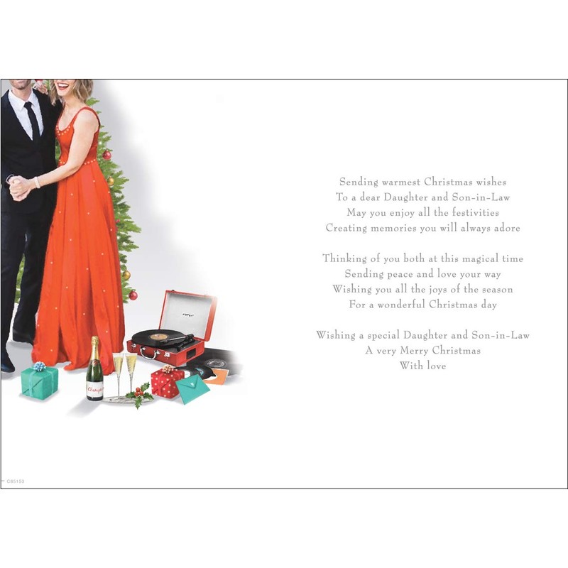 Christmas Card Daughter & Sister in Law - 9 x