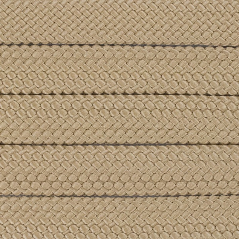 1 Inch PolyPro Rope - Soft Flat Hollow Braid (Tan,
