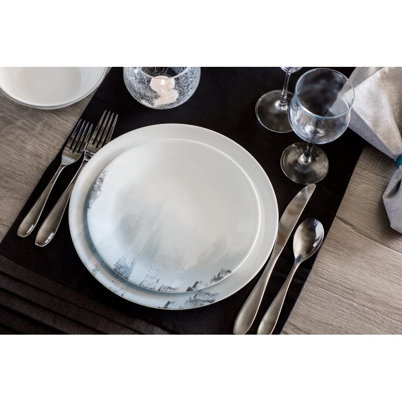 Corelle Tranquil Reflection Chip & Break resistant 12Pc Dinner Set,