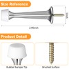Chumia 24 Pack Door Stop Heavy Duty Solid Rigid Door