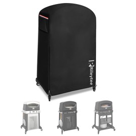 Rileytee Pizza Oven Cover for Blackstone 16 inch Standing Pizza Oven Model 6825/6824/6850,Outdoor Heavy Duty 600D Waterproof Dustproof Cover for Pizza Oven with Mobile Cart