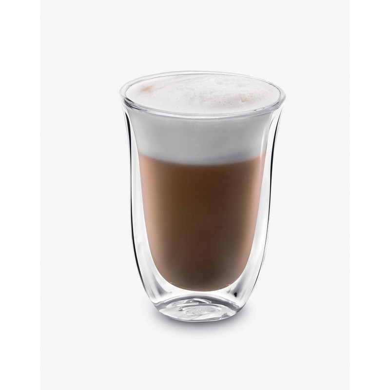 De'Longhi DeLonghi Double Walled Thermo Latte Glasses, Set of 2,