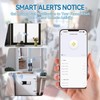 WiFi Vibration Sensor, Wireless Glass Break Detector, Mini Window Alarms