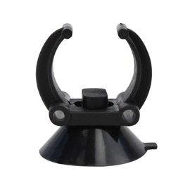 KANGQL Aquarium Heater Holder Suction Cup, Aquarium Heater Suction Cups Diameter 1.34in Suckers with 0.94in Clips Plastic & Rubber Holders Clamps for Fish for Tank, Black