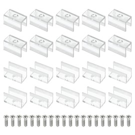 PATIKIL Rope Light Mounting Brackets, 100pcs Neon Light Fixing Clip Clamp Support Holder for 8mm Width Neon LED Strip Lighting