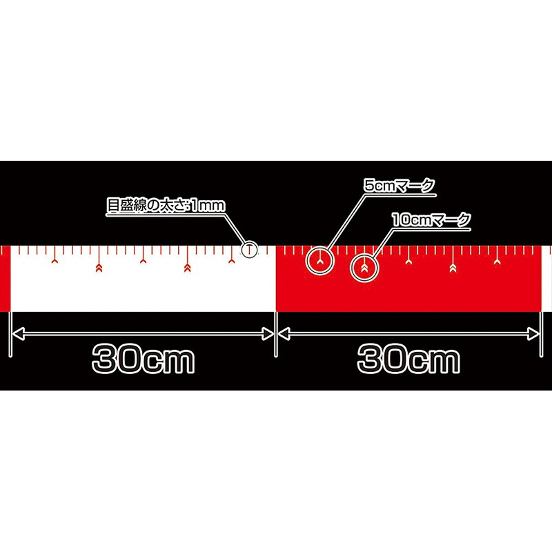 Shinwa Sokutei 78195 Pasting Rod, Synthetic Paper, 2.0 inches (75