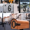 Cobata 4 inch Cast Iron Mailbox Numbers - Screw In