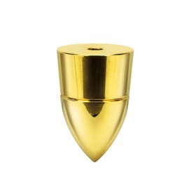 Dynavox Sub Watt Absorber Set of 4 Height Adjustable Decoupler for Speakers and Speakers or HiFi Devices, Screw Mounting, Brass