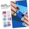 Minkissy 10pcs Detachable Nail Plush Fluffy Magnetic Manicure Accessories for
