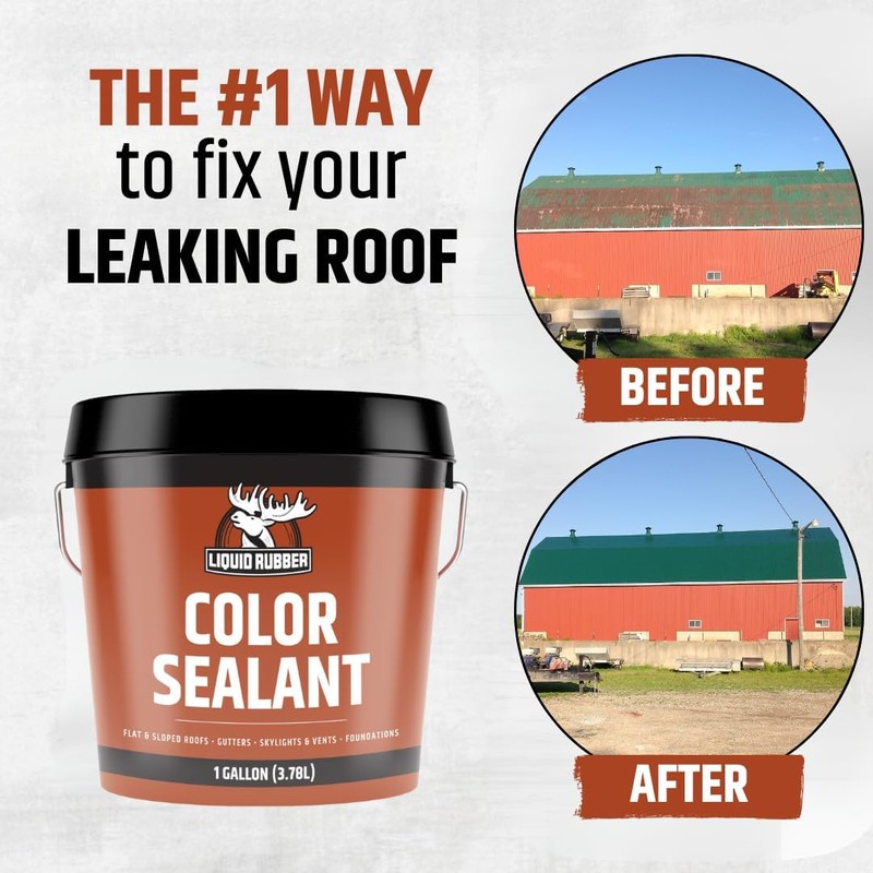 Liquid Rubber Color Waterproof Sealant - Elastomeric Roofing Coating for
