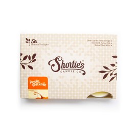 Pumpkin Walnut Cheesecake Premium Tealight Candles Multi Pack - Highly Scented with Essential Oils - 12 Beige Tea Lights - Beautiful Candlelight - Made in The USA - Bakery & Food Collection