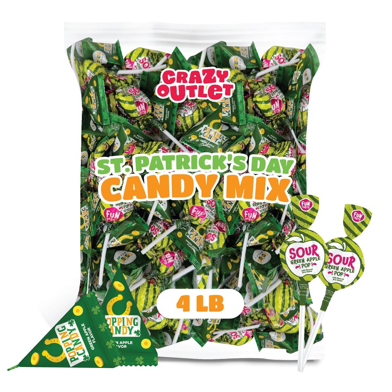 St. Patrick's Day Green Candy Mix - 4 Pound Bulk
