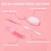 Kit De Higiene Cuidado Bebé 20pcs Termómetro Salud Manicure Color