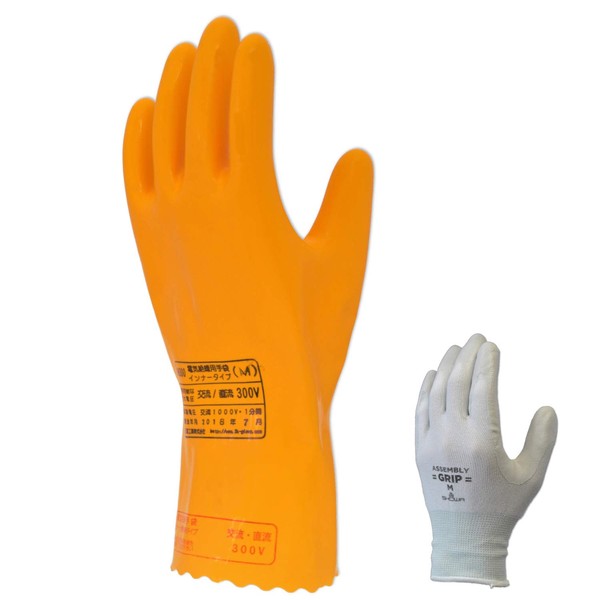 sankei tumameru Insulated Gloves [Ultra Thin/PU/Patent Material Made in] (AC300 V or Smaller) IN300 – Medium