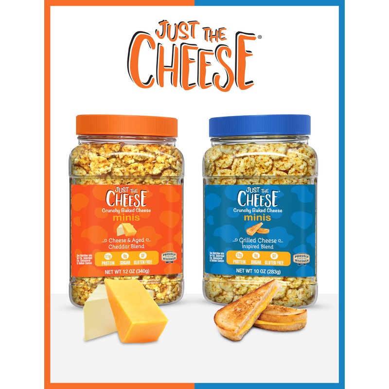 Just the Cheese Minis – Cheese & Aged Cheddar Blend