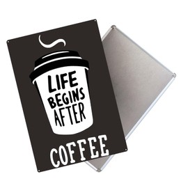Coffee Bar Decor Art Design Metal Sign For Restaurant Cafes Clubs 8×12 Inches