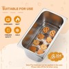Yaocom 4 Pcs Stainless Steel Food Storage Containers with Wire