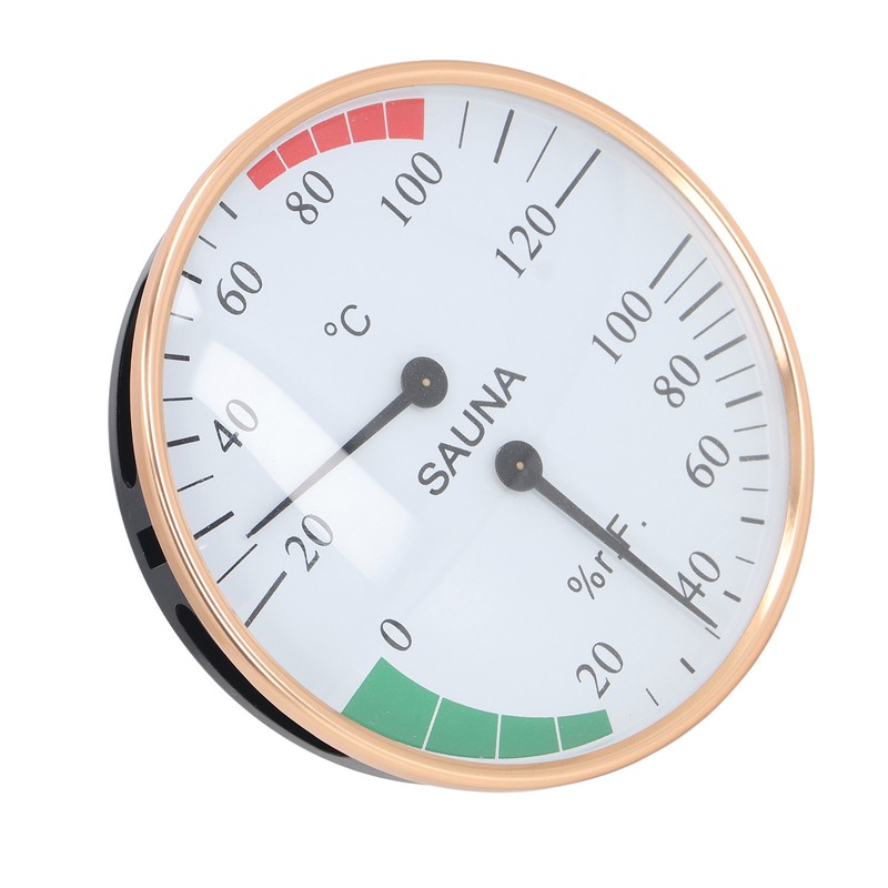 Sauna Temperature Humidity Meter Professional Wall Mounted High Accuracy Hygrometer