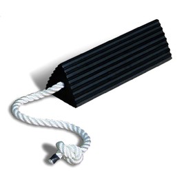 Roadblock RC5512-S Rubber Triangular Wheel Chock, Black, 12" Length, 5" Width, 4.33" Height