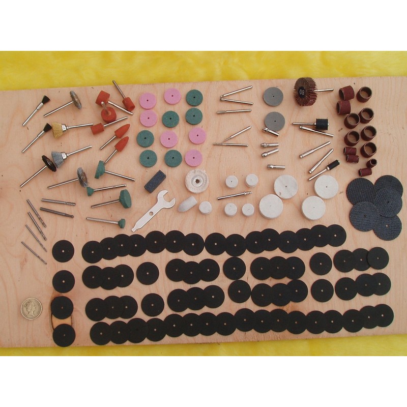 Toolzone 150pc Mini Drill Rotary Accessory Kit