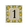 Italian Hand Painted Lemon Ceramic Tiles with the Option of