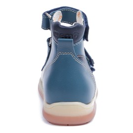 Memo Virtus Kids Boys' Corrective Orthopedic Ankle Brace Sandal, Navy Blue, 29 (12 M US Little Kid)