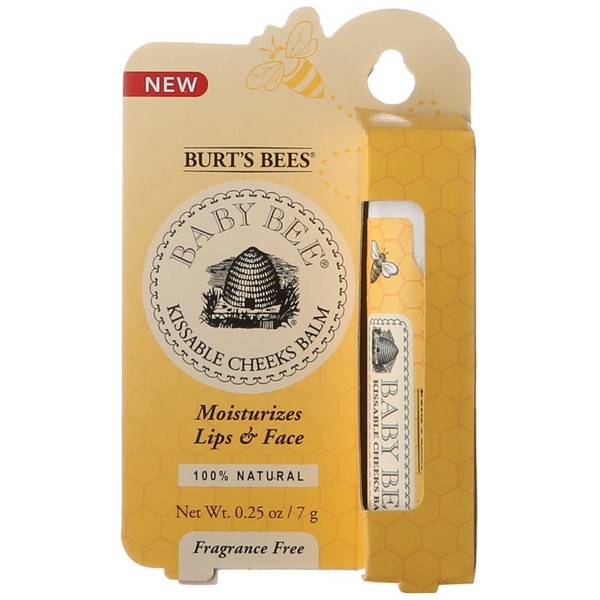 Burt's Bees Lip Balm, Beeswax, 0.15 oz, 2 Pack