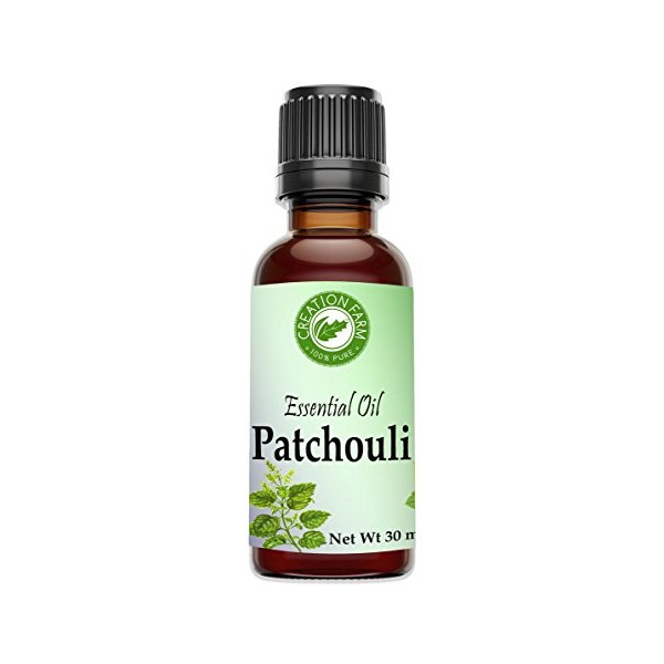 Creation Pharm Patchouli Essential Oil, Dark Patchouli Oil you remember wearing back in the day! -Aceite de Patchuli - 30 ml Use for Body Fragrance or Skin Care