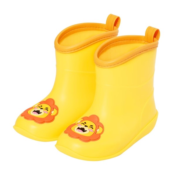 FUNCOO PLUS Toddler Baby Yellow Wellies for Boys Girls, Kids