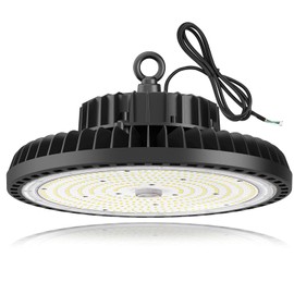 TREONYIA UFO LED High Bay Light, 200W 140LM/W 28,000LM CRI≥80 ETL&DLC Listed Commercial Bay Lighting - (800W HID/HPS Equivalent), UL 5’ Cable, Commercial Warehouse/Workshop/Wet Location Area Light