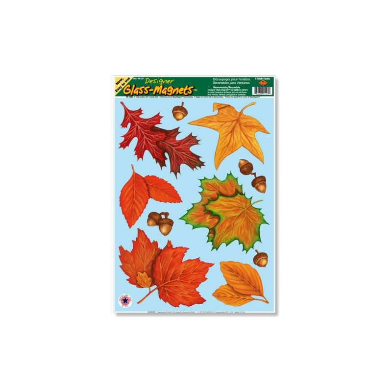 Fall Leaf Clings Party Accessory (1 count) (10/Sh)