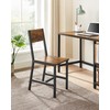 VASAGLE Dining Chair Set of 4, Rustic Wood Chairs with