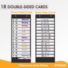 OFFSLIN Daily Schedule Pocket Chart, 13+1 Pockets Visual Classroom Schedule