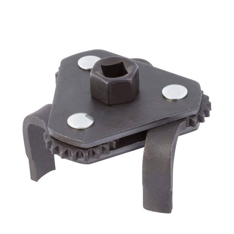 Steelman Universal Oil Filter Wrench Oil Filter Removal Tool, Three-Jaw,