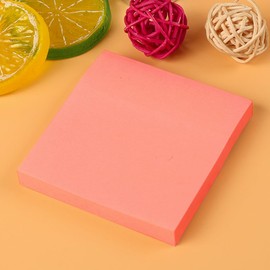 7 x 100 Sheets (7 Colors Available), 3.0 x 3.0 inches (75 x 75 mm), Fashionable Pink, Sticky Notes, Sticky Notes, Sticky Notes, Set of 6