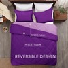 Basic Beyond King Comforter - Purple Reversible Bed Comforter +