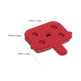Kisangel 6 Pairs Semi Metallic Mountain Bike Brake Pads Disc Brake Plates for Road and Off Road Cycling Quiet Operation Easy Installation Compatible with Toopre Tp