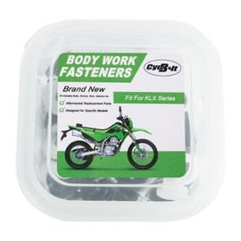 CYCBOLT 96PCS Dirt Bike Bolt Kit Fit for KLX250S KLX400R KMX 200 KLX650 KMX 125 KLX450R KLX150 KLX140RL KLX125 KLX110 KLX140L KLX230 KLX250 KLX300 KLX300R Bodywork Screws Bolts Fasteners Kit