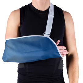OPPO Arm Sling | Adjustable Medical Support for Arm, Shoulder & Wrist Injuries, Fractures, Sprains, Post-Surgery Recovery | Universal Fit for Left or Right Arm | XL