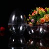 TENDYCOCO Clear Fillable Ornaments Plastic Egg Easter Ornaments Balls Candy