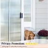 Windimiley Window Privacy Film 3D Reeded Glass Static Clings Fluted