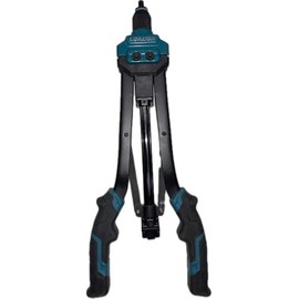 LIBRATON Rivet Nut Tool, 16" Rivnut Tool Kit, Hand Rivet Nut Tool kit with 11PCS Metric & SAE Interchangeable Mandrels, 110PCS Rivet Nuts, Carrying Case, Auto Release Nut Design