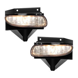 Shocklight Fog Lights Compatible with 1999 2000 2001 2002 2003 2004 Ford Mustang, A Pair Of Front Bumper Lamp With Clear Lens And Switch & Wiring Harness