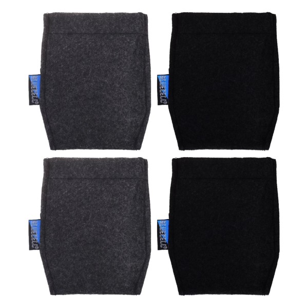 BCP 4 pcs Pocket Square Card Holder for Man’s Suits