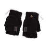 USB Heated Gloves Electric Half Hands Double Sided Heating Warm