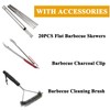 WILLBBQ Charcoal Grills Commercial Quality Portable Hibachi BBQ Lamb Skewer