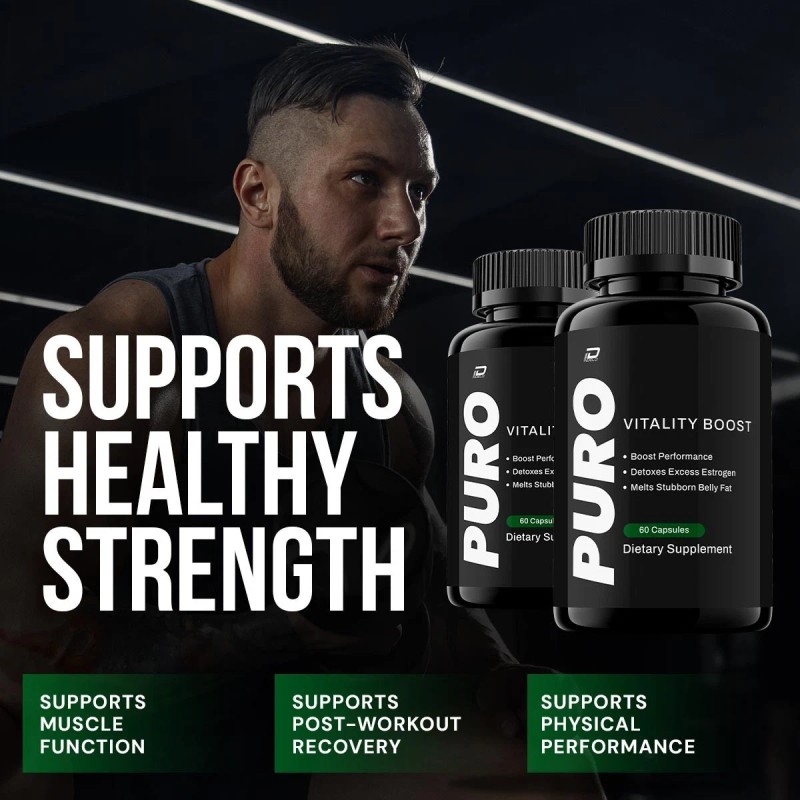 Puro Vitality Grow (1 Pack) Puro for Men Capsules –
