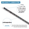 VooGenzek 12 pieces 8# scroll saw blades with spiral teeth,