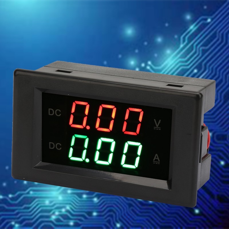 YB4835VA DC0~100V 20A Dual Display Integrated Voltage Ampere Meter