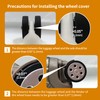 uinhuine 9Pack Luggage Suitcase Wheels Cover Carry on Luggage Wheels